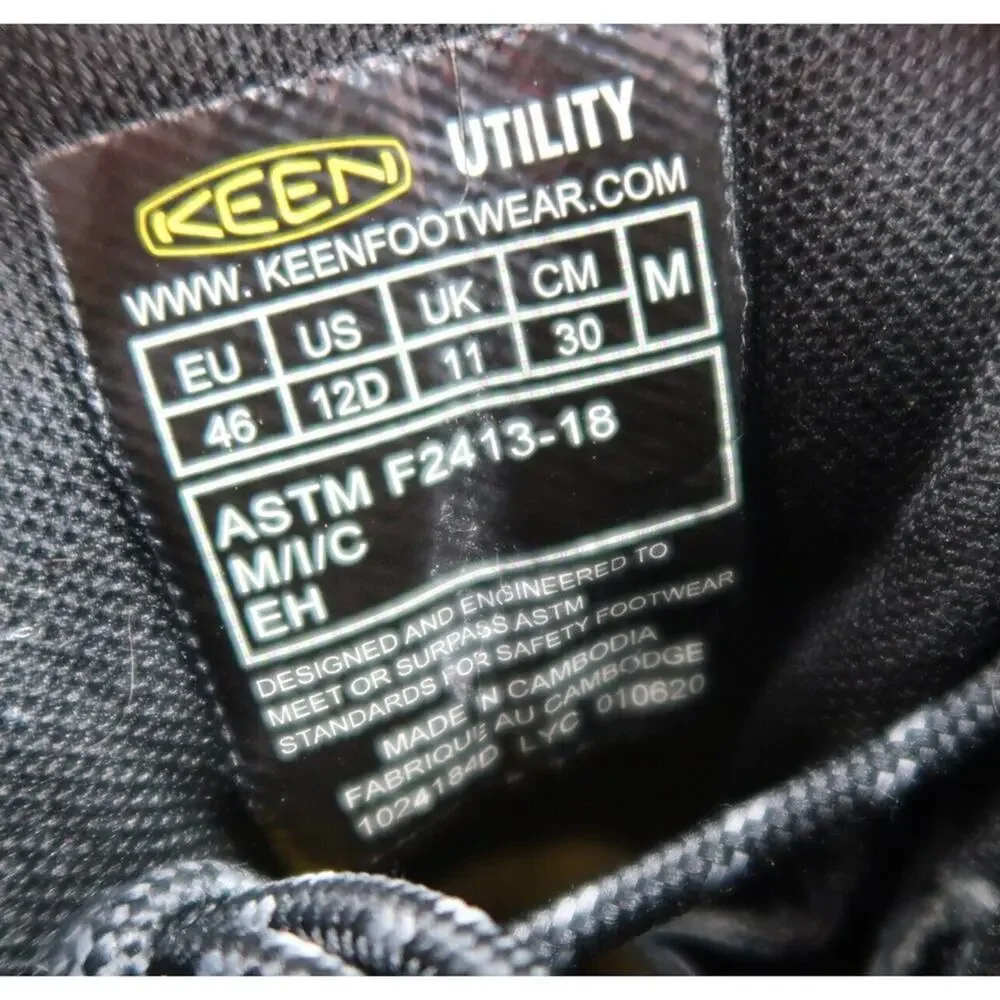 Keen Shoes Mens 12 Boots Utility Chicago 6